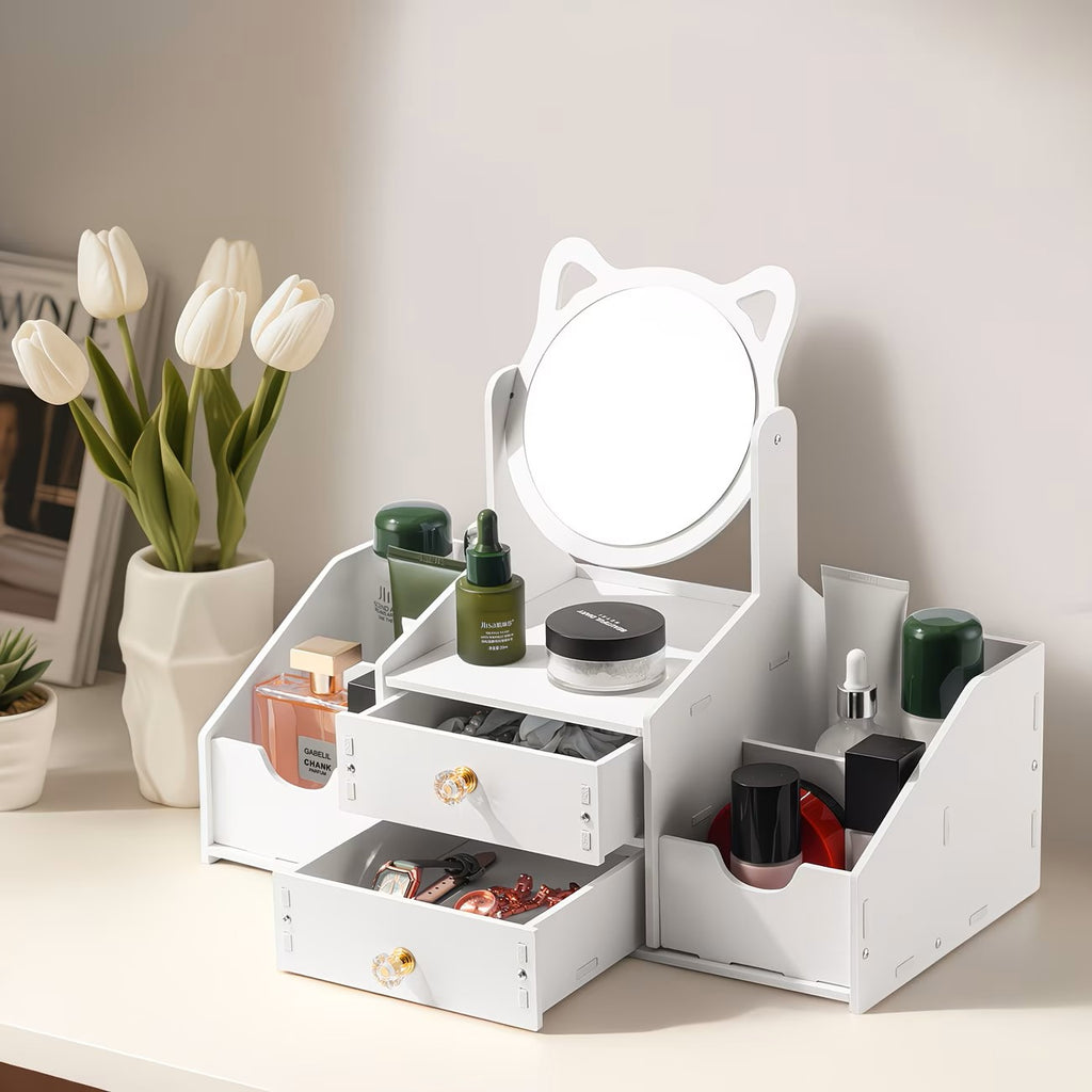 Organizador de Maquillaje con espejo